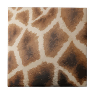 Carreau Motif de fourrure de girafe - peau d'animal