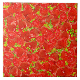 Carreau Motif de fraises