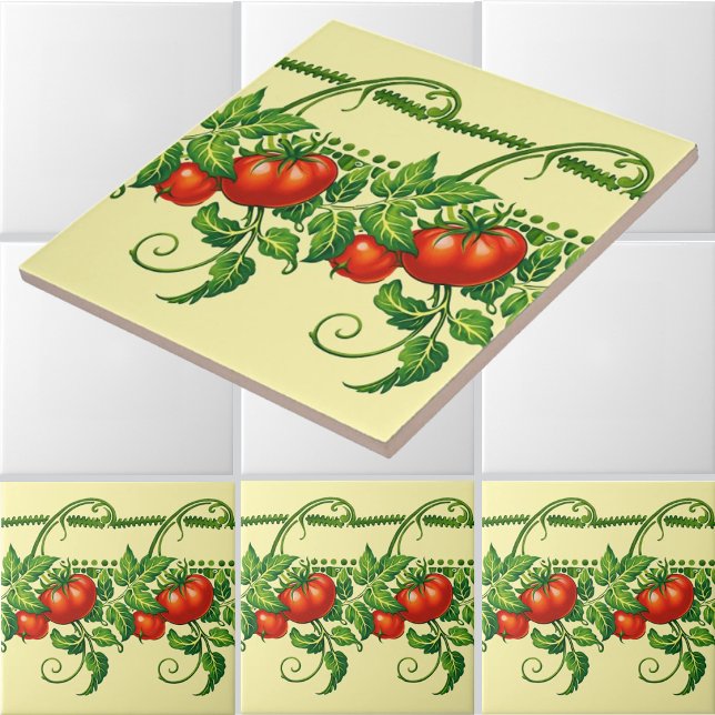 Carreau Motif de frise Art Nouveau rétro pour jardin de to (Créateur téléchargé)