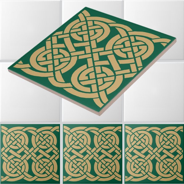 Carreau Motif de frise de nœuds celtiques (Créateur téléchargé)