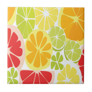 Carreau Motif de fruits d'agrumes