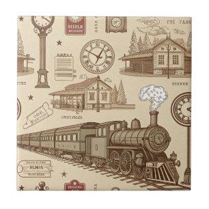 Carreau Motif de gare vintage (1)