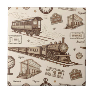 Carreau Motif de gare vintage (2)