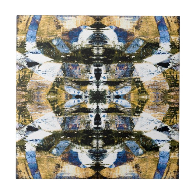 Carreau motif de graffiti Abstrait (Devant)