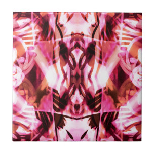 Carreau Motif de graffiti rose