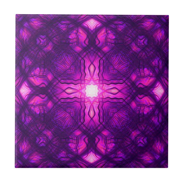 Carreau Motif de Kaleidoscope (Devant)