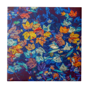 Carreau motif de la chute de l'Indigo