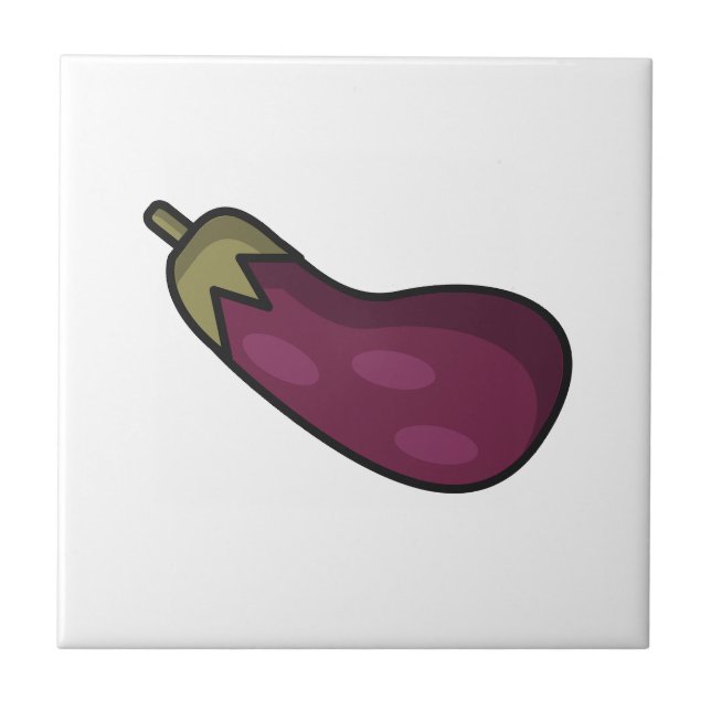 Carreau Motif de légumes mignons  (Devant)
