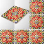 Carreau Motif de l'ère victorienne vintage 1870<br><div class="desc">Il s'agit d'une numériquement impression améliorée d'un motif orné de carreaux de l'époque victorienne,  dérivé d'une publication antique de 1870. Vous pouvez customiser la couleur arrière - plan.</div>