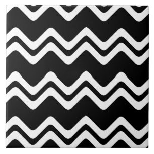 Carreau Motif de ligne double couleur Zig Zag