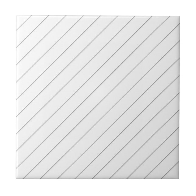 Carreau Motif de lignes diagonales de bandes blanches (Devant)