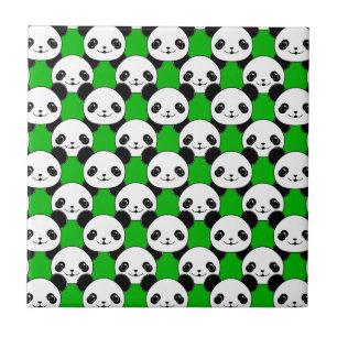 Carreau Motif de l'ours Kawaii Panda