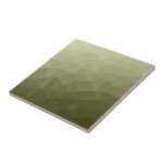 Carreau Motif de maillage géométrique dégradé vert clair d<br><div class="desc">Militaire dégradé géométrique maillage motif triangles ombre. Triangle maillage géométrique avec dégradé vert foncé clair. militaire, armée, motif, ombre, maillage, triangles, géométrie, dégradé, cool, triangle, vert</div>