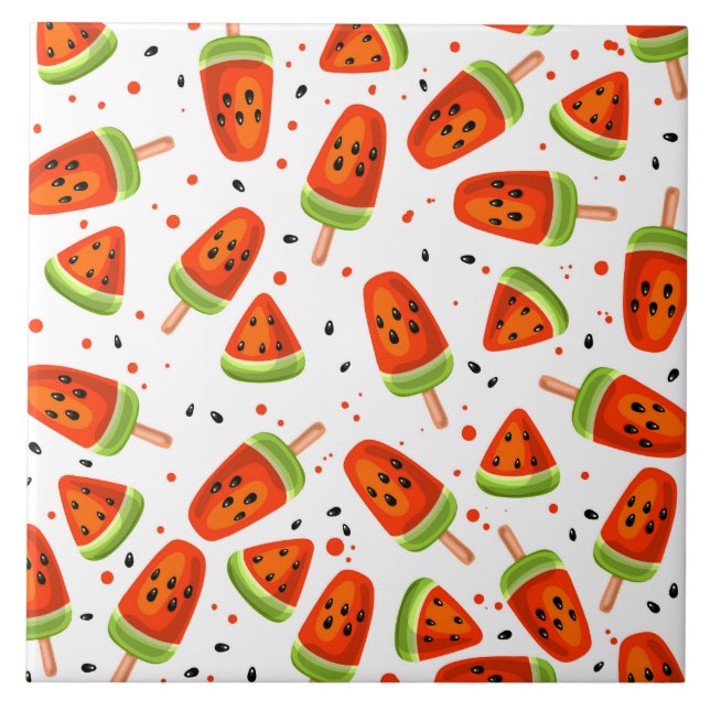 Carreau Motif de pastèque (Devant)