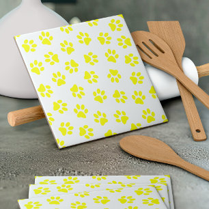 Carreau Motif De Pâtes, Patrouilles De Chien, Paws Jaunes