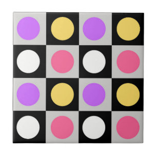 Carreau Motif de points de cercle géométriques