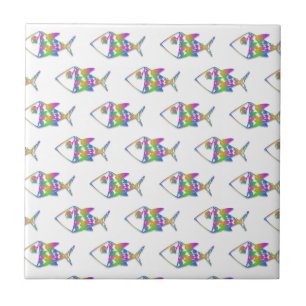 Carreau Motif de poisson Abstrait