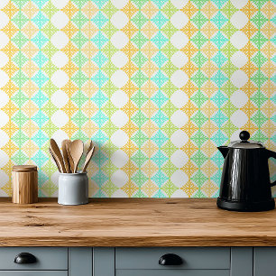 Carreau Motif de punch d'été art déco rétro