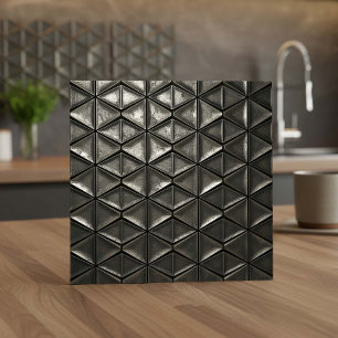 Carreau Motif de pyramide en fer industriel #1 ID1227