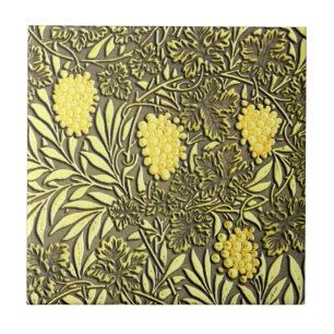 Carreau Motif de raisins de William Morris