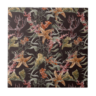 Carreau Motif de Shabby Sea Life