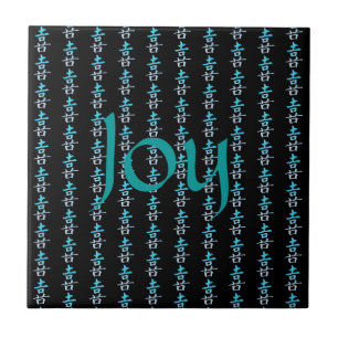 Carreau Motif de symbole chinois Joie