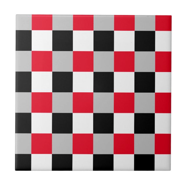 Carreau Motif de tableau de contrôle modifiable (Devant)