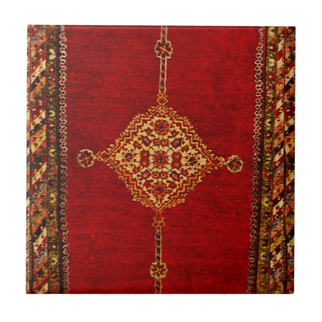 Carreau Motif de tapis persan (Devant)