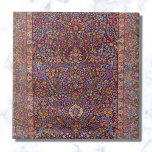 Carreau Motif de tapis persan coloré<br><div class="desc">Motif de tapis persan coloré</div>