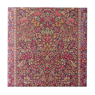 Carreau Motif de tapis persan vintage coloré