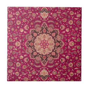 Carreau Motif de tapis vintage persan