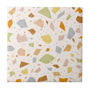 Carreau Motif de terrazzo italien texturé granit grainé 