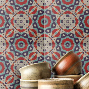 Carreau Motif de texture en pierre de mosaïque géométrique