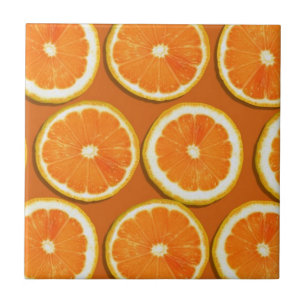 Carreau Motif de tranches de citron