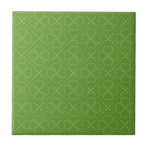 Carreau Motif de trèfle de coeur