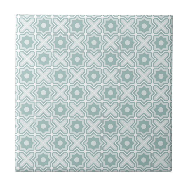 Carreau Motif de treillis en bande (Devant)