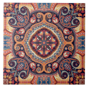 Carreau Motif de tuile de Mandala