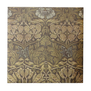 Carreau Motif de tulipe et de rose de William Morris