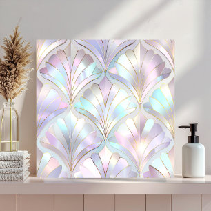 Carreau Motif de ventilateur Art Déco iridescent ID1175