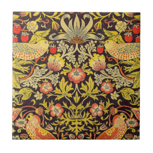 Carreau Motif de voleur de fraise de William Morris