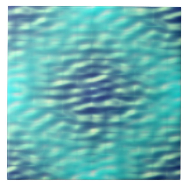 Carreau Motif d'eau de la piscine claire et foncée (Devant)