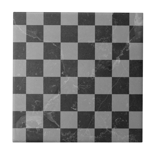 Carreau Motif d'échecs (Devant)
