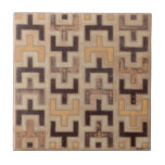 Carreau Motif décoratif africain en tissu boueux<br><div class="desc">Motif décoratif africain en tissu de boue par Norman Wyatt Jr. aux formes géométriques qui semblent s'accorder. Les fans de Tetris ou de formes géométriques devraient faire cet achat aujourd'hui!</div>