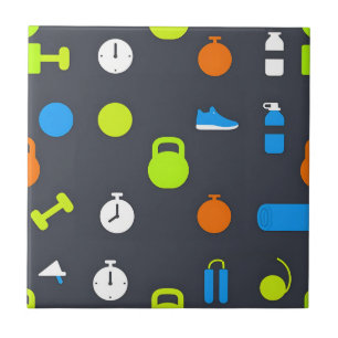 Carreau Motif d'entraînement d'équipement de fitness