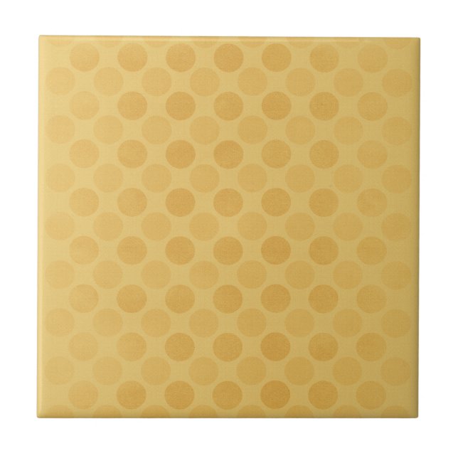 Carreau Motif des cercles jaunes rétrogrades (Devant)