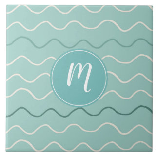 Carreau Motif des vagues blanches