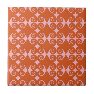 Carreau Motif Diamant Bouclé