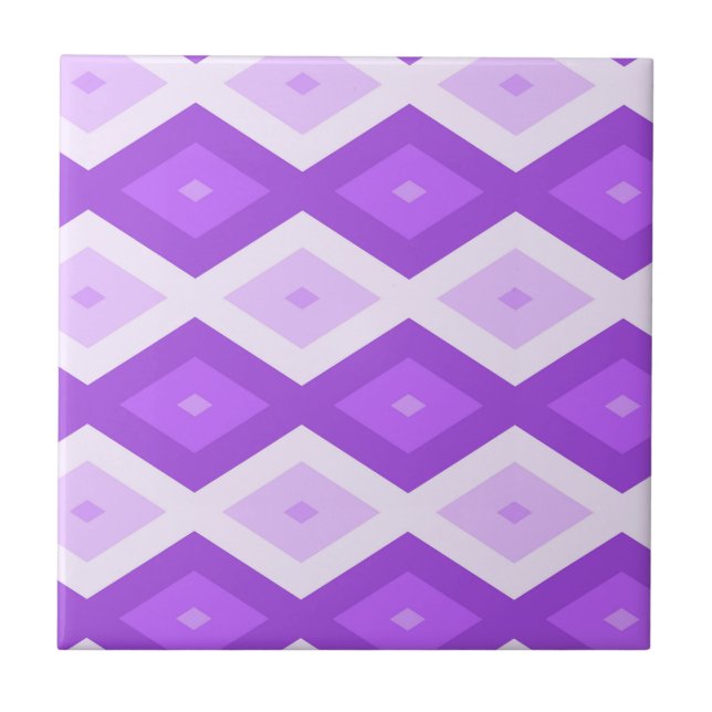 Carreau Motif diamant violet clair (Devant)