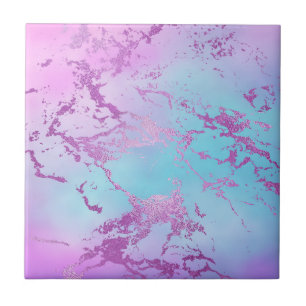 Carreau Motif d'impression aquarelle abstraite couleur mix