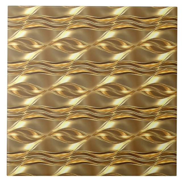Carreau Motif doré captivant (Devant)